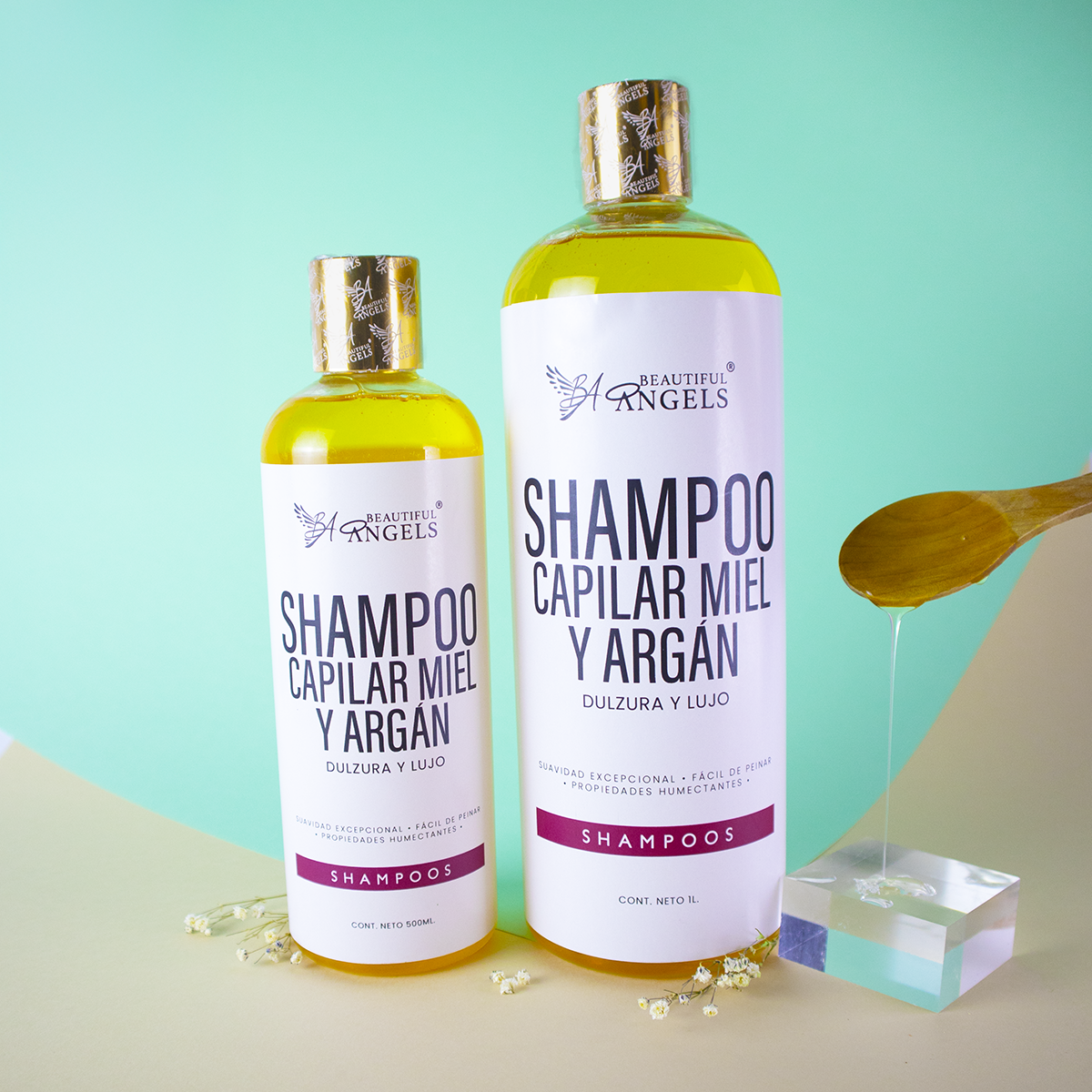 Shampoo Capilar Miel y Argán