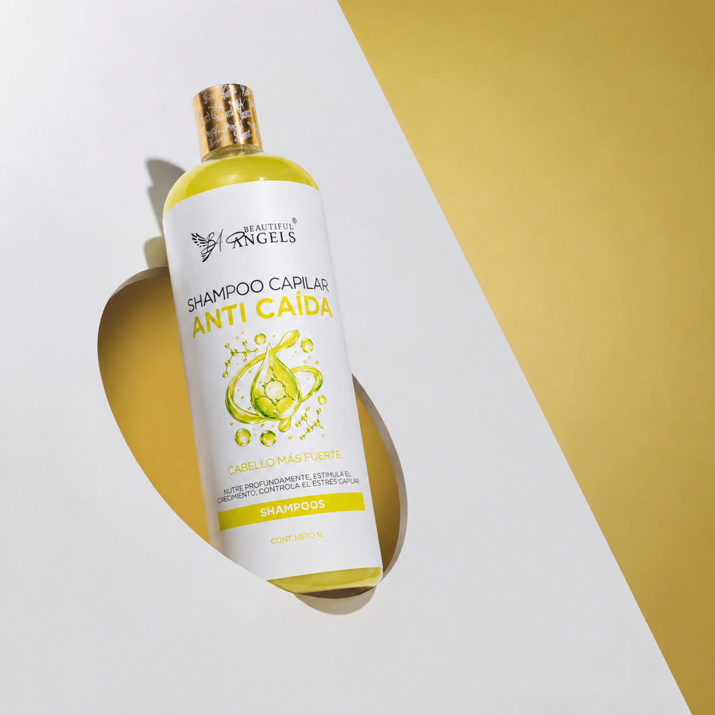 Shampoo Anti-Caída Beautiful Angels: Fortalece tu Cabello desde la Raíz y Previene la Caída