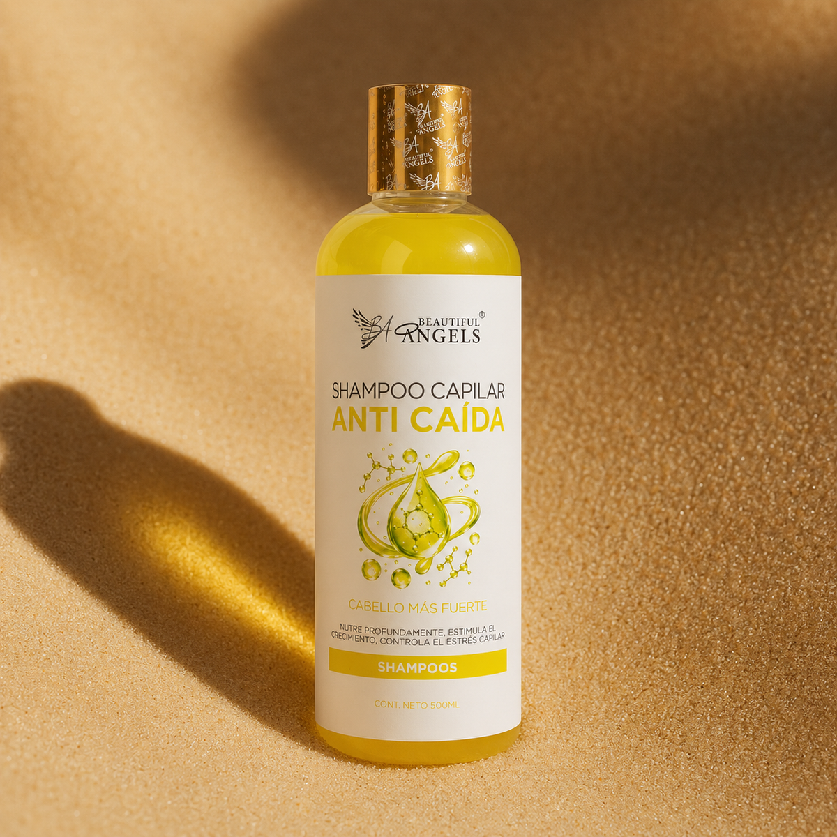 Shampoo Anti-Caída Beautiful Angels: Fortalece tu Cabello desde la Raíz y Previene la Caída