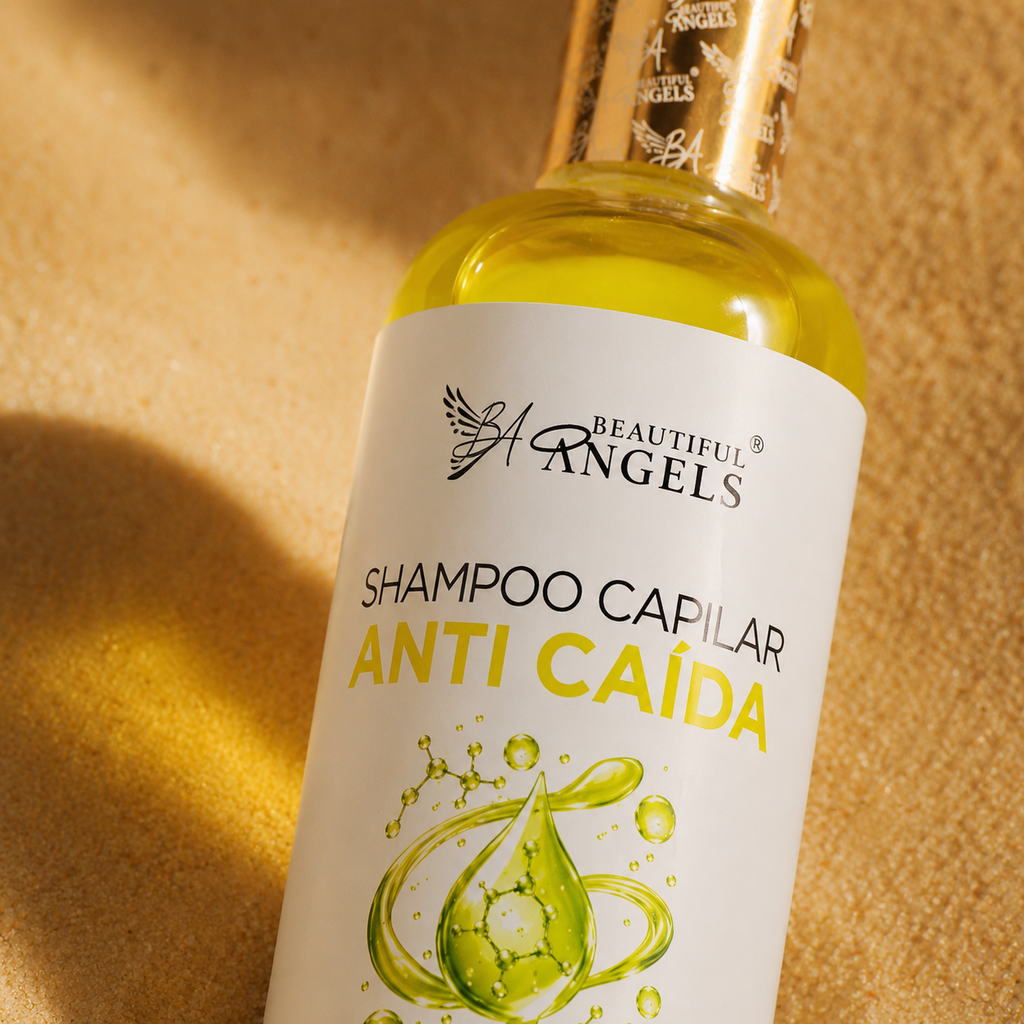 Shampoo Anti-Caída Beautiful Angels: Fortalece tu Cabello desde la Raíz y Previene la Caída