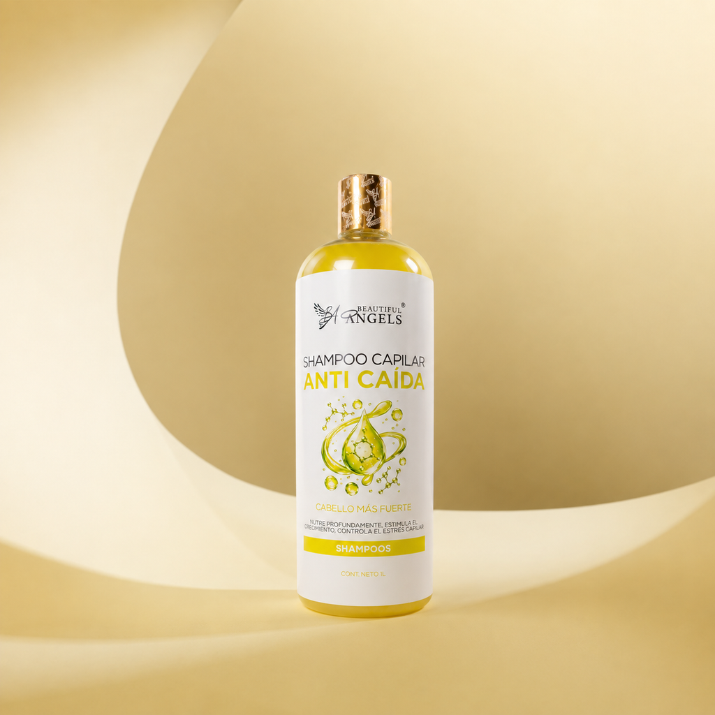 Shampoo Anti-Caída Beautiful Angels: Fortalece tu Cabello desde la Raíz y Previene la Caída