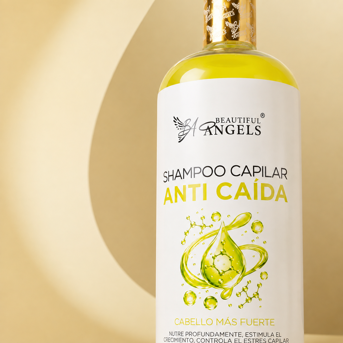 Shampoo Anti-Caída Beautiful Angels: Fortalece tu Cabello desde la Raíz y Previene la Caída