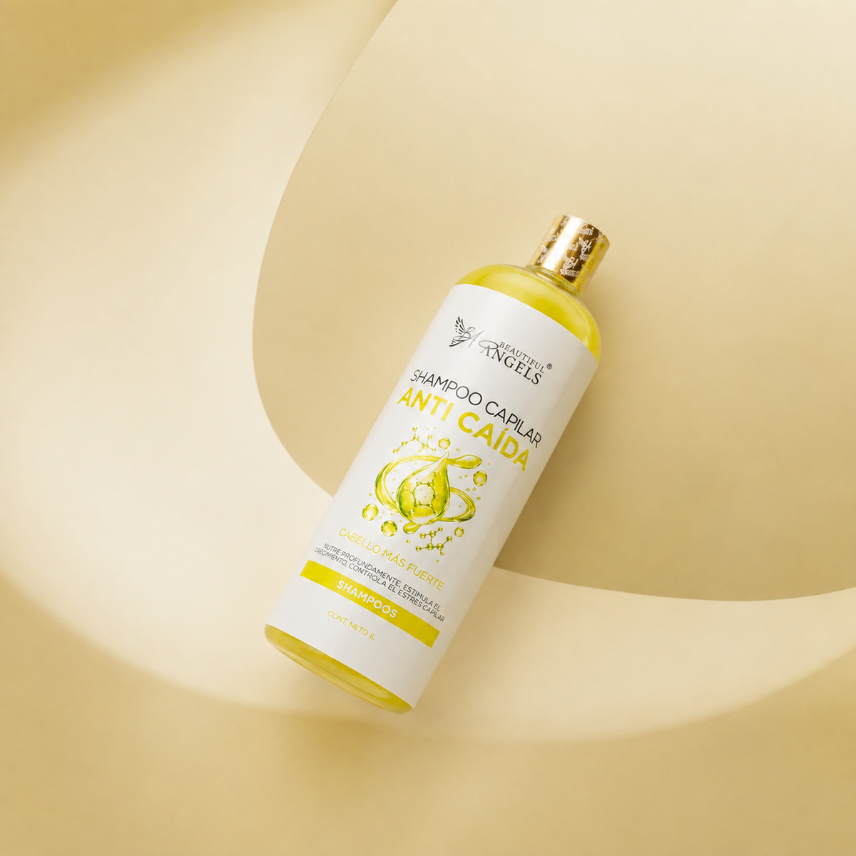 Shampoo Anti-Caída Beautiful Angels: Fortalece tu Cabello desde la Raíz y Previene la Caída