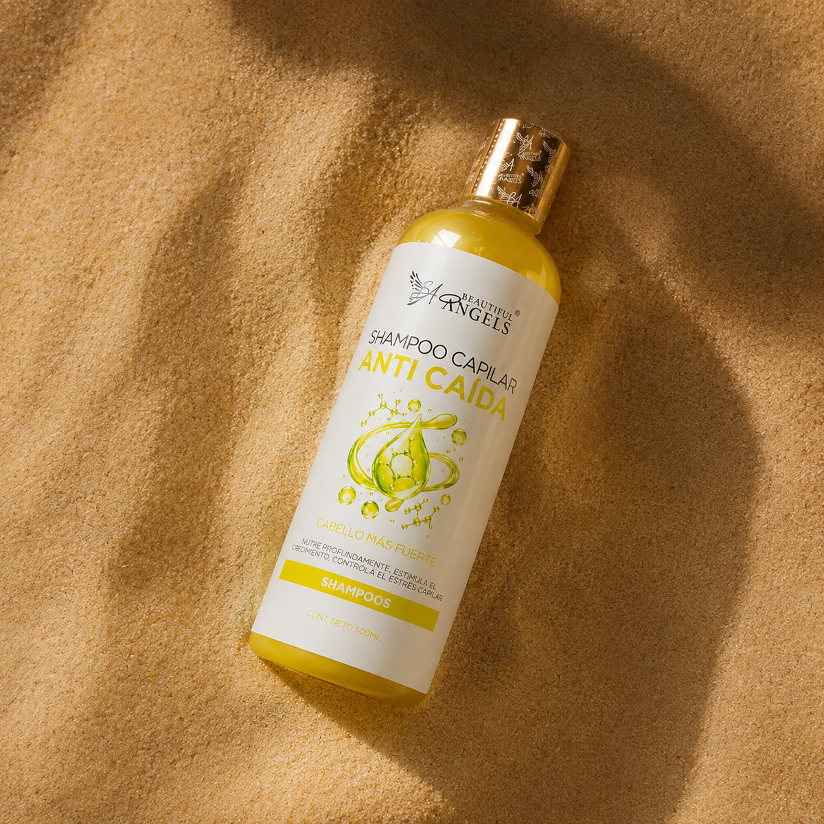 Shampoo Anti-Caída Beautiful Angels: Fortalece tu Cabello desde la Raíz y Previene la Caída