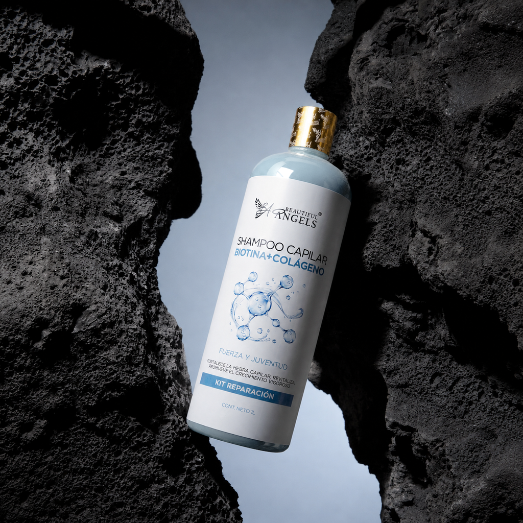 ✦ Kit biotina y colageno Beautiful Angels 1L ✦ reparación completa para un cabello fuerte y saludable.