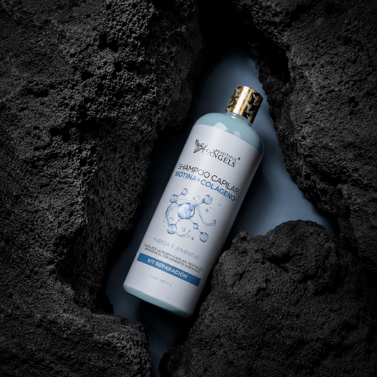 ✦ Kit biotina y colageno Beautiful Angels 1L ✦ reparación completa para un cabello fuerte y saludable.