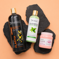 kit taninoplastia Gold 1L + Shampoo limpieza profunda 500ml + sellador 250ml