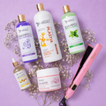 Kit Keratina Taninoplastia Silver 1L + Shampoo Limpieza Profunda 500ml + Shampoo Liso Perfecto 500ml + Sellador de Keratina 250ml + Aceite de Argán 100ml + Plancha Beautiful Angels