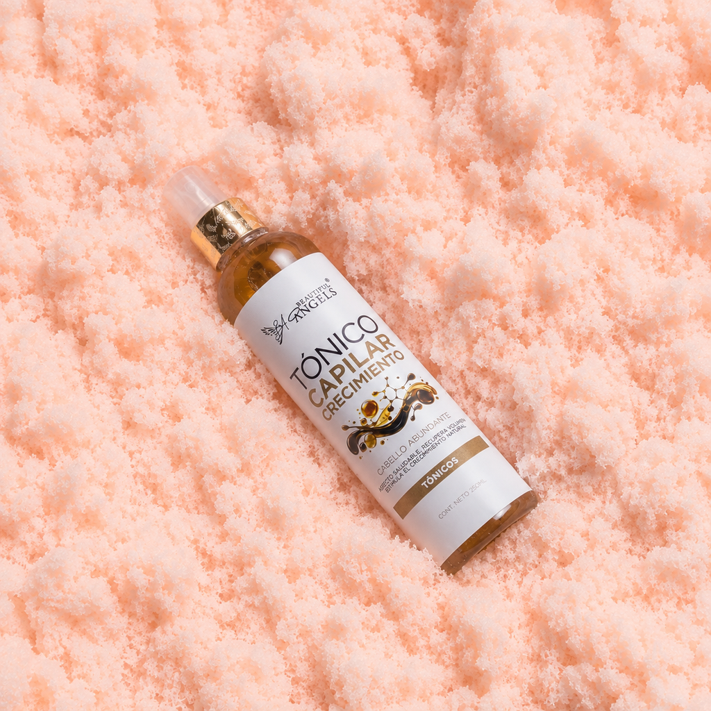 Tónico Capilar Crecimiento 250ml Beautiful Angels: Estimula el Crecimiento Natural del Cabello,  Resistente y Llena de Vitalidad