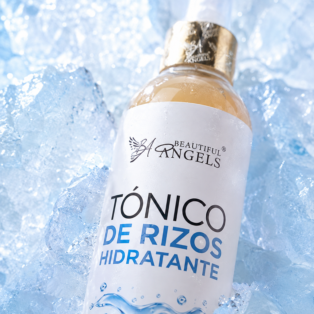 Tónico Capilar de Rizos 250ml  Beautiful Angels: Revitaliza y Suaviza Cada Hebra, Manteniendo la Elasticidad y Definiendo la Forma Natural de tus Rizos,Extractos Naturales y Brillo Radiante
