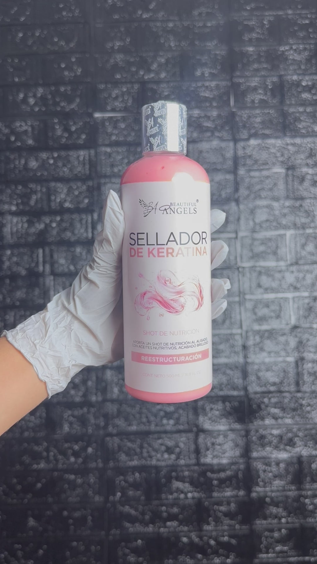 Sellador de Keratina Beautiful Angels: Shot de Nutrición al Momento de Terminar un Alisado Progresivo, con Control Absoluto del Frizz, Reducción de la Esponjosidad