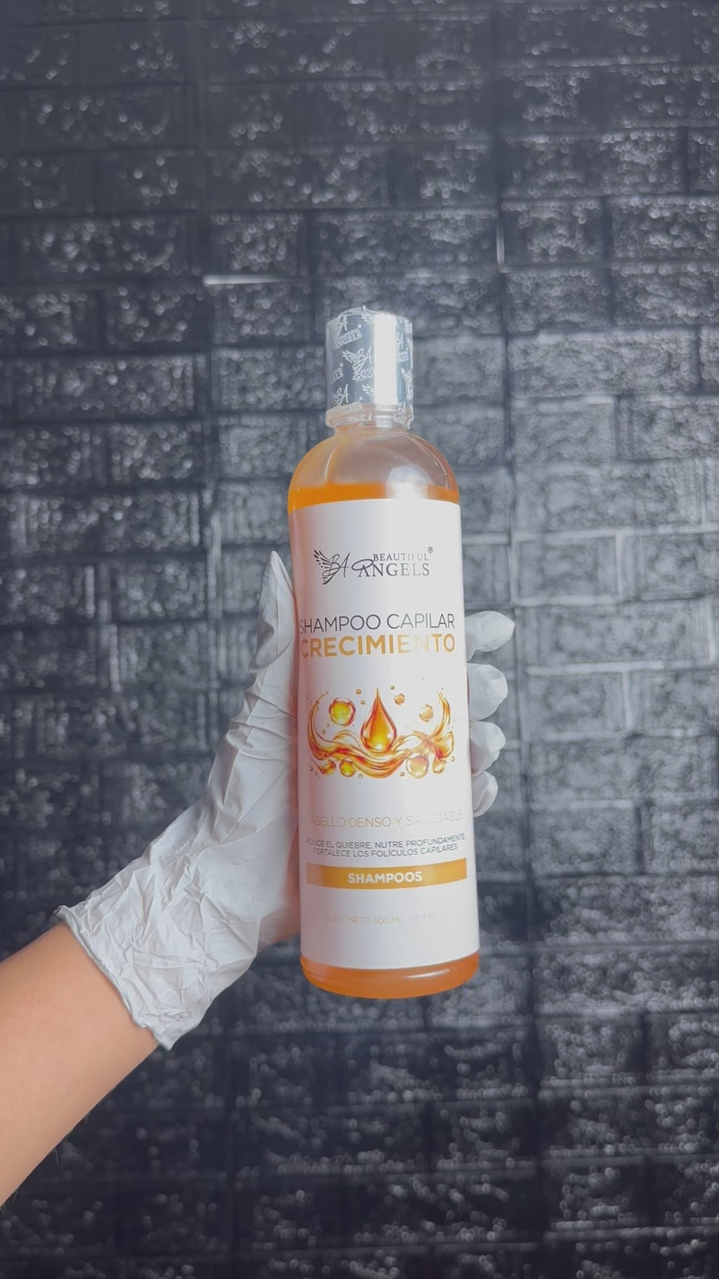 Shampoo Crecimiento Beautiful Angels: Estimula el Crecimiento Capilar, Fortalece desde la Raíz y Nutre a Profundidad, Previene la Caída