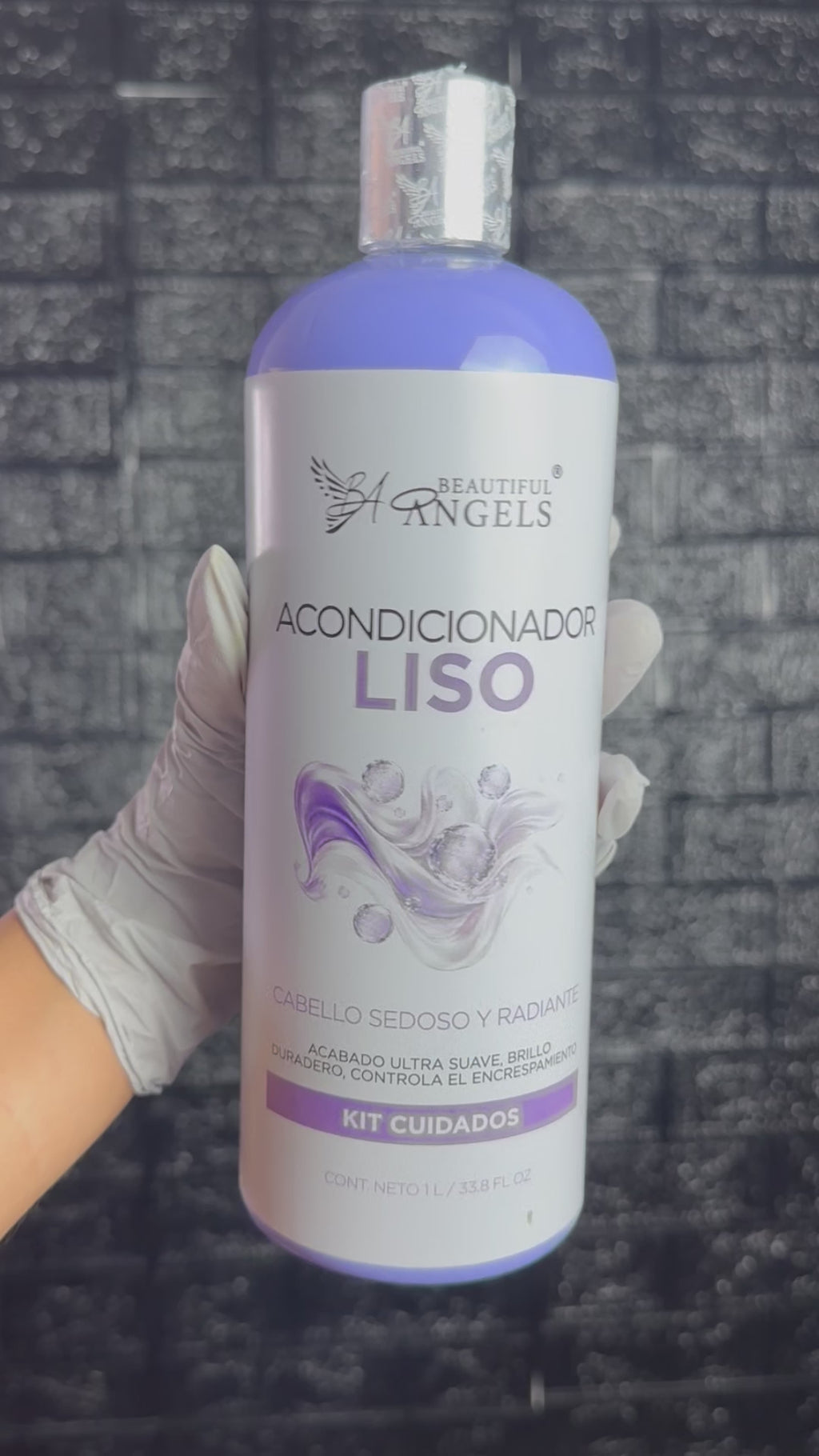 Acondicionador Liso Beautiful Angels: Suaviza, Disciplina y Aporta Brillo · Ideal para Lisos Naturales o Alisados · Cabello Sedoso, Manejable y con Vitalidad