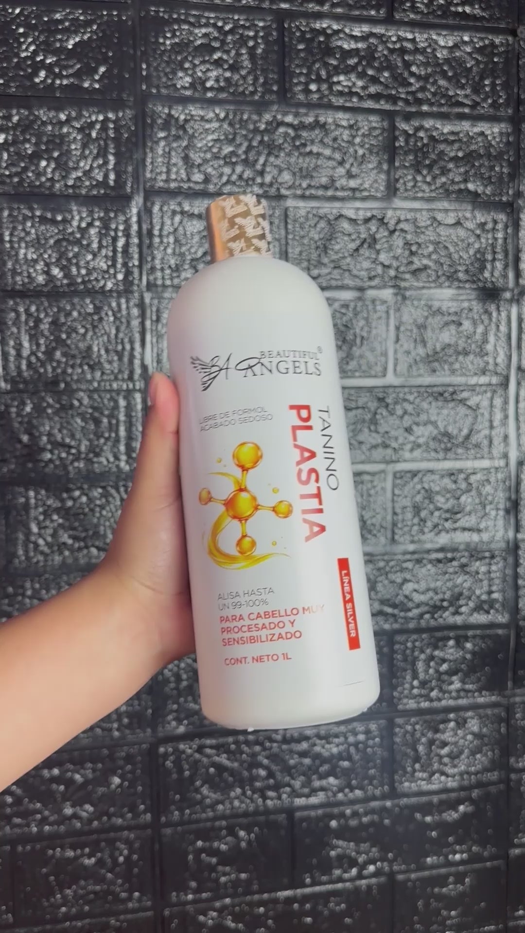 Kit Profesional Nanoplastia Silver — Beautiful Angels Alisado efectivo para cabellos procesados · Controla el frizz y aporta brillo intenso