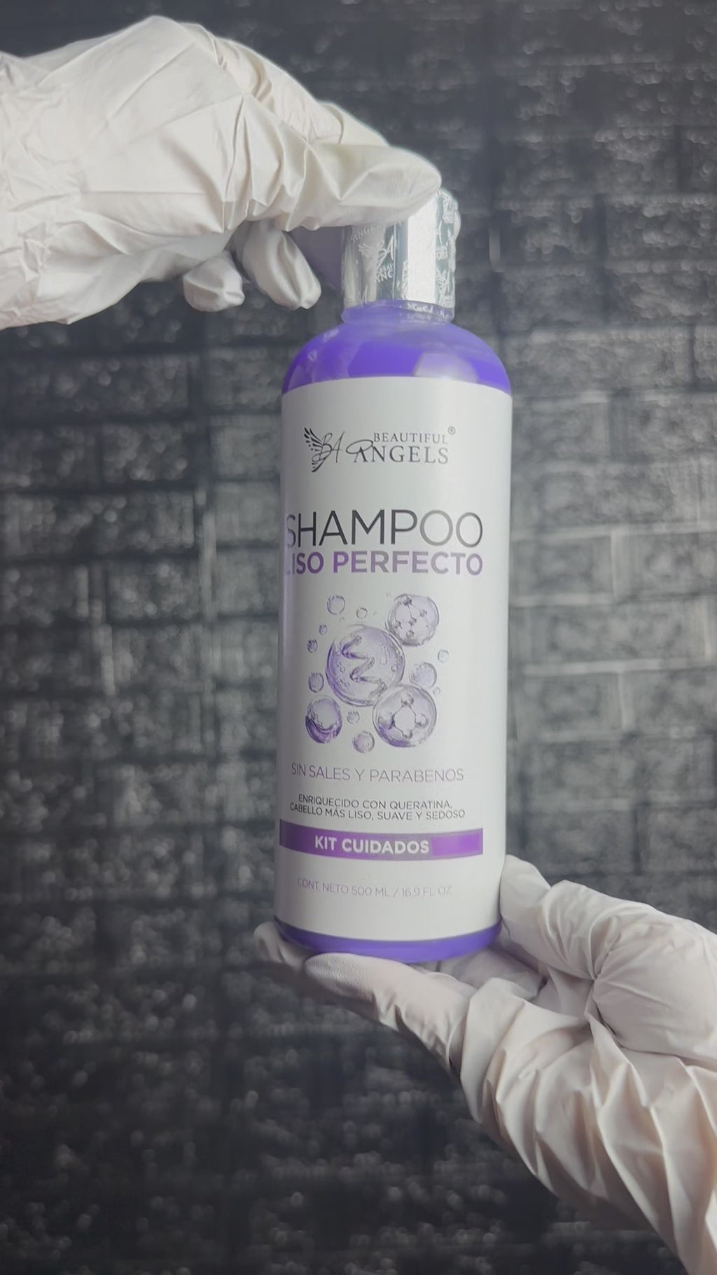 Kit Básico KeraBotox Silver 500 ml – Beautiful Angels – Cabello más Suave, Hidratado y Manejable, Apto para Todo Tipo de Cabello con Lavado Inmediato