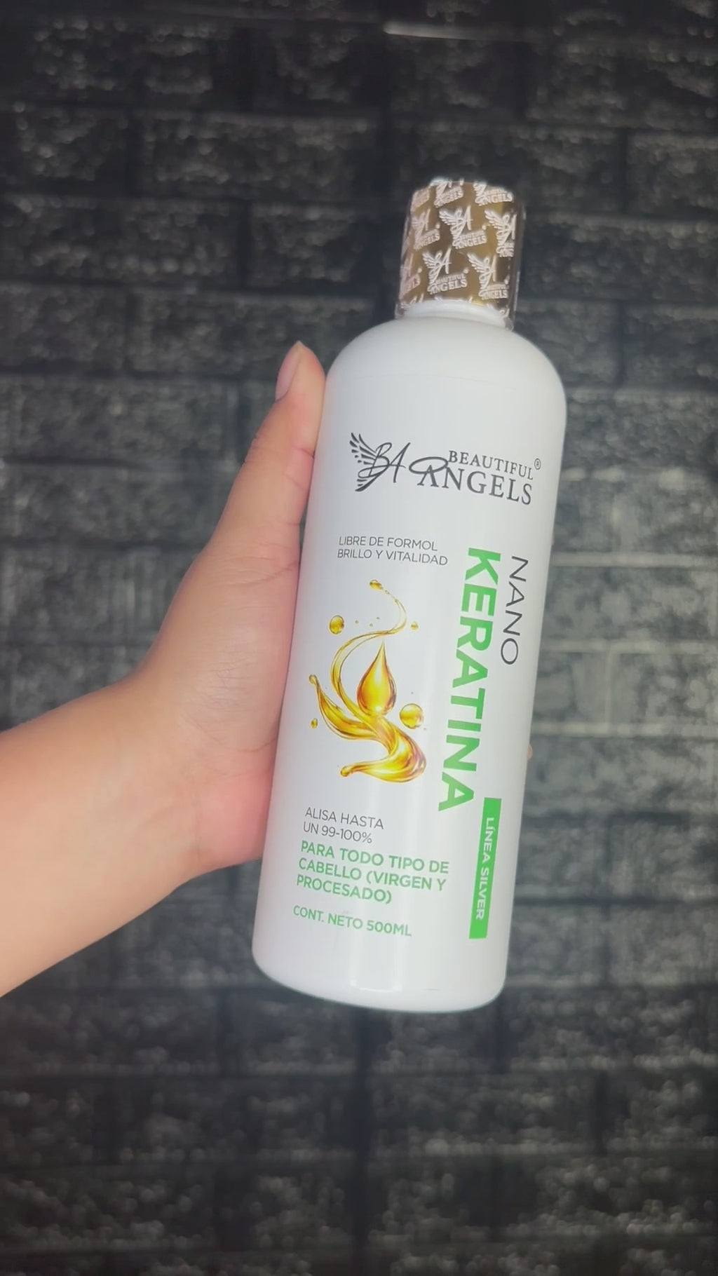 Kit Básico Nanokeratina Beautiful Angels 500ml — Ideal para Cabello Virgen y Procesado, Brillo que Refleja Vitalidad y Salud