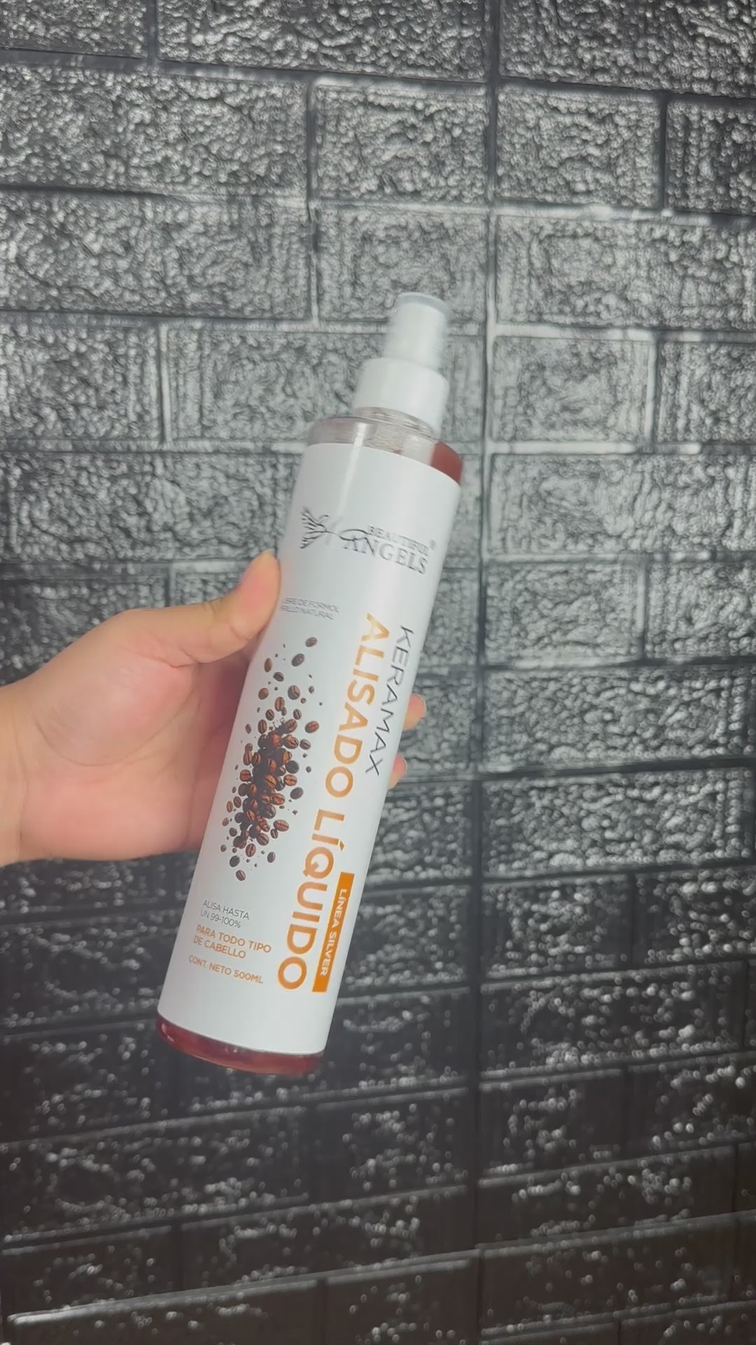 Keramax Alisado Líquido Silver 500ML — Beautiful Angels Ideal para todo tipo de cabello · Con keratina, biotina y extracto de café