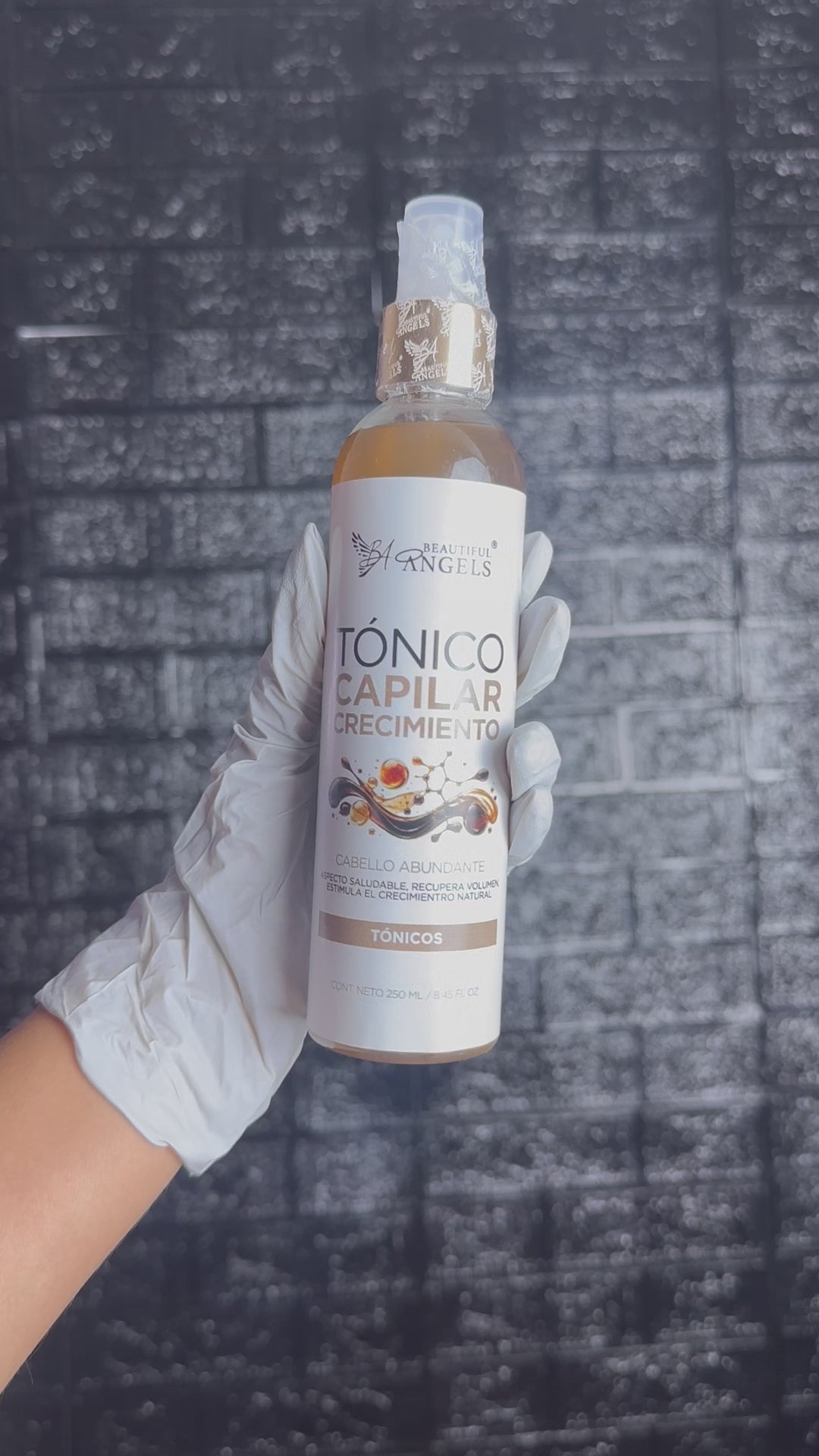 Tónico Capilar Crecimiento 250ml Beautiful Angels: Estimula el Crecimiento Natural del Cabello,  Resistente y Llena de Vitalidad