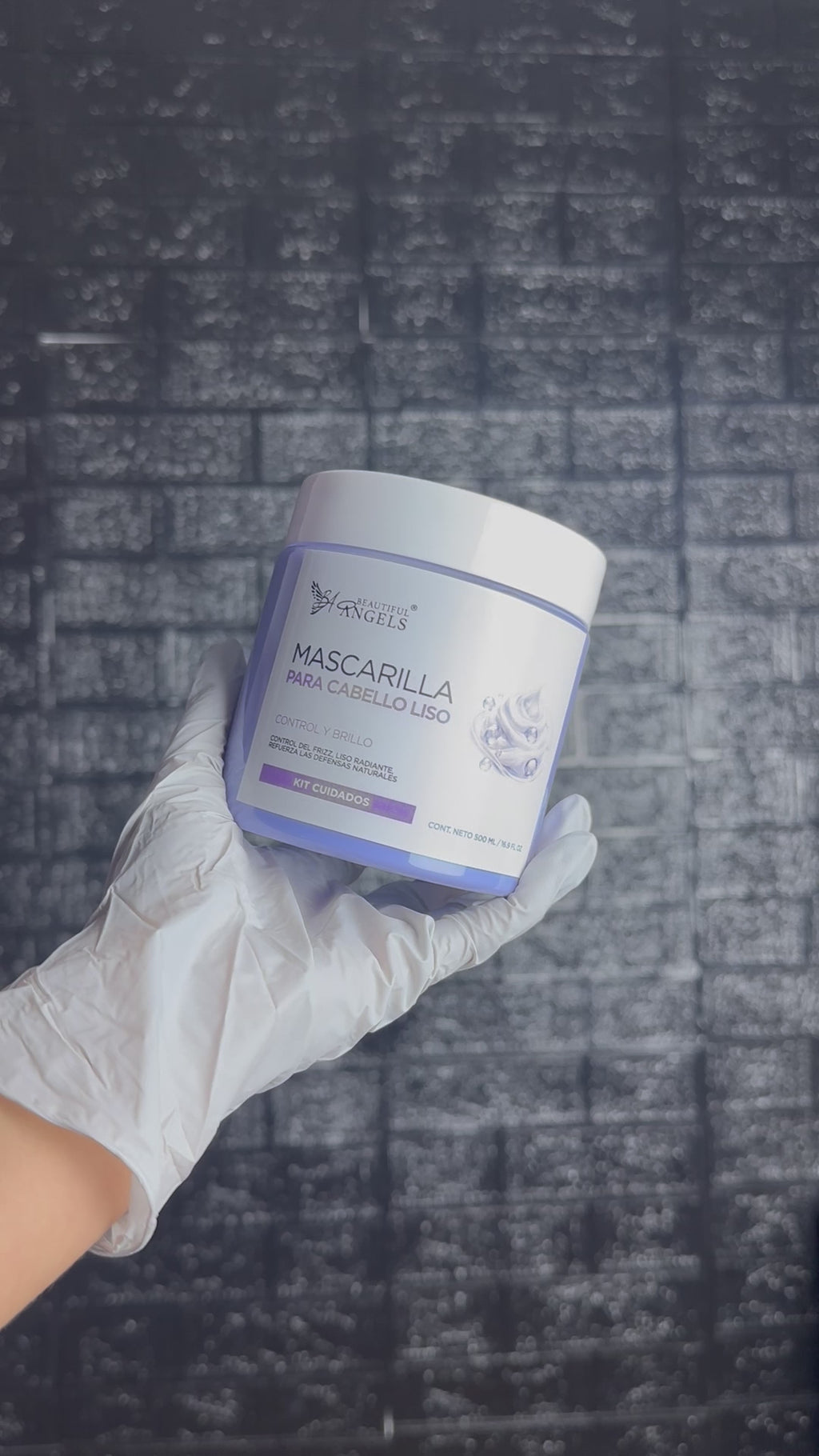 Mascarilla Para Cabello Liso Beautiful Angels: Prolonga el Brillo, Mantiene un Lacio Perfecto y Aporta un Acabado Luminoso y Saludable, Ideal para Cabello Liso o con Alisado Progresivo