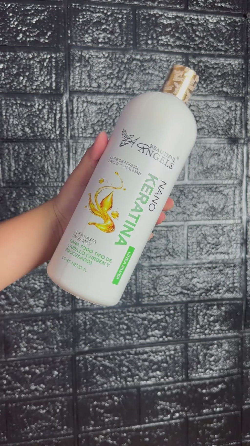 Kit Básico Nanokeratina Silver Beautiful Angels Brillo intenso, sedosidad y control del frizz · Ideal para cabello virgen o procesado