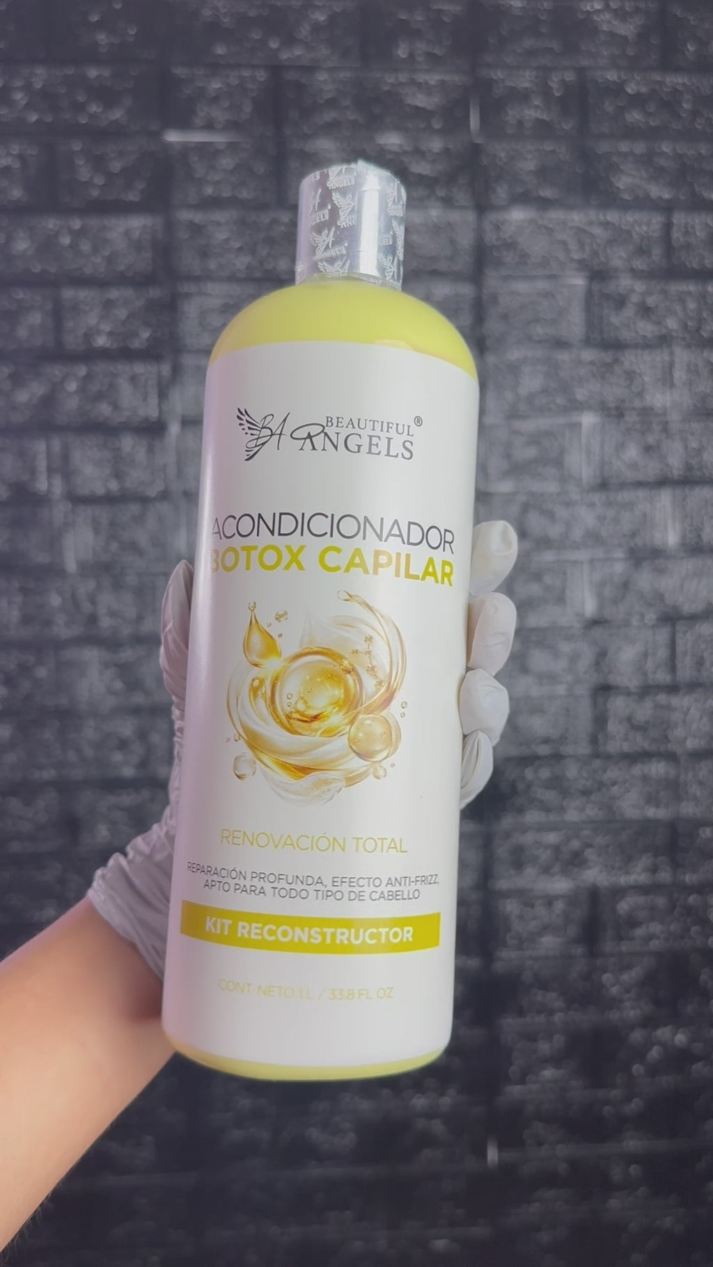 Kit Botox Reconstructor 1L Beautiful Angels — Restauración Completa, Elasticidad, Vitalidad, Hidratación y con Acabado Sedoso y Manejable