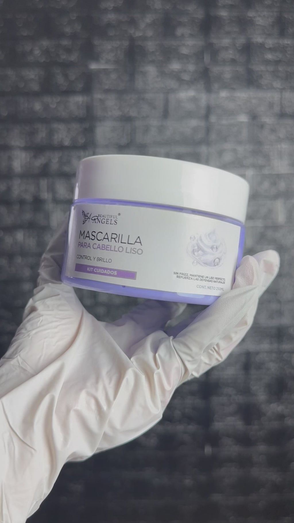 Mascarilla Para Cabello Liso Beautiful Angels: Prolonga el Brillo, Mantiene un Lacio Perfecto y Aporta un Acabado Luminoso y Saludable, Ideal para Cabello Liso o con Alisado Progresivo
