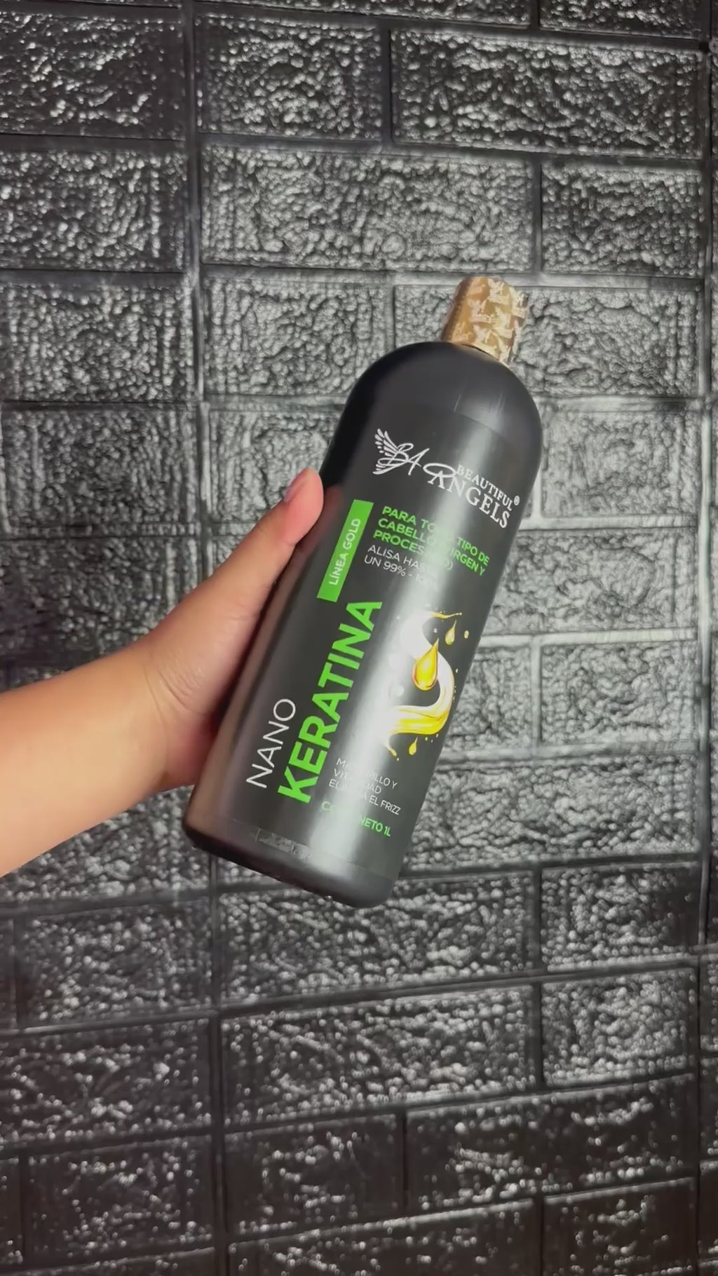 Kit Profesional de Nanokeratina Gold  para Diferentes Tipos de Cabello – Beautiful Angels