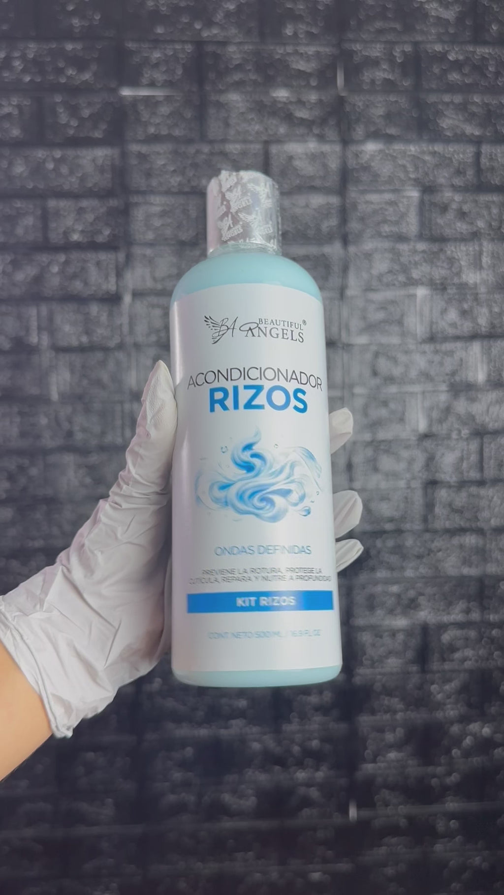 Acondicionador Rizos Beautiful Angels: Hidratación y Brillo Duradero, Desenredado Fácil, Rizos Definidos, Suaves y sin Frizz