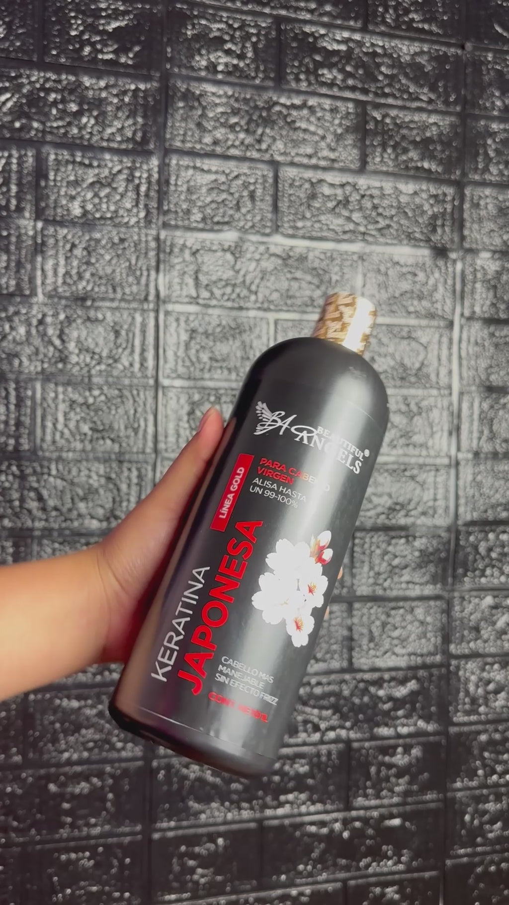 Keratina Japonesa Gold — Beautiful Angels Ideal para cabello natural((virgen)) · suavidad y brillo intenso