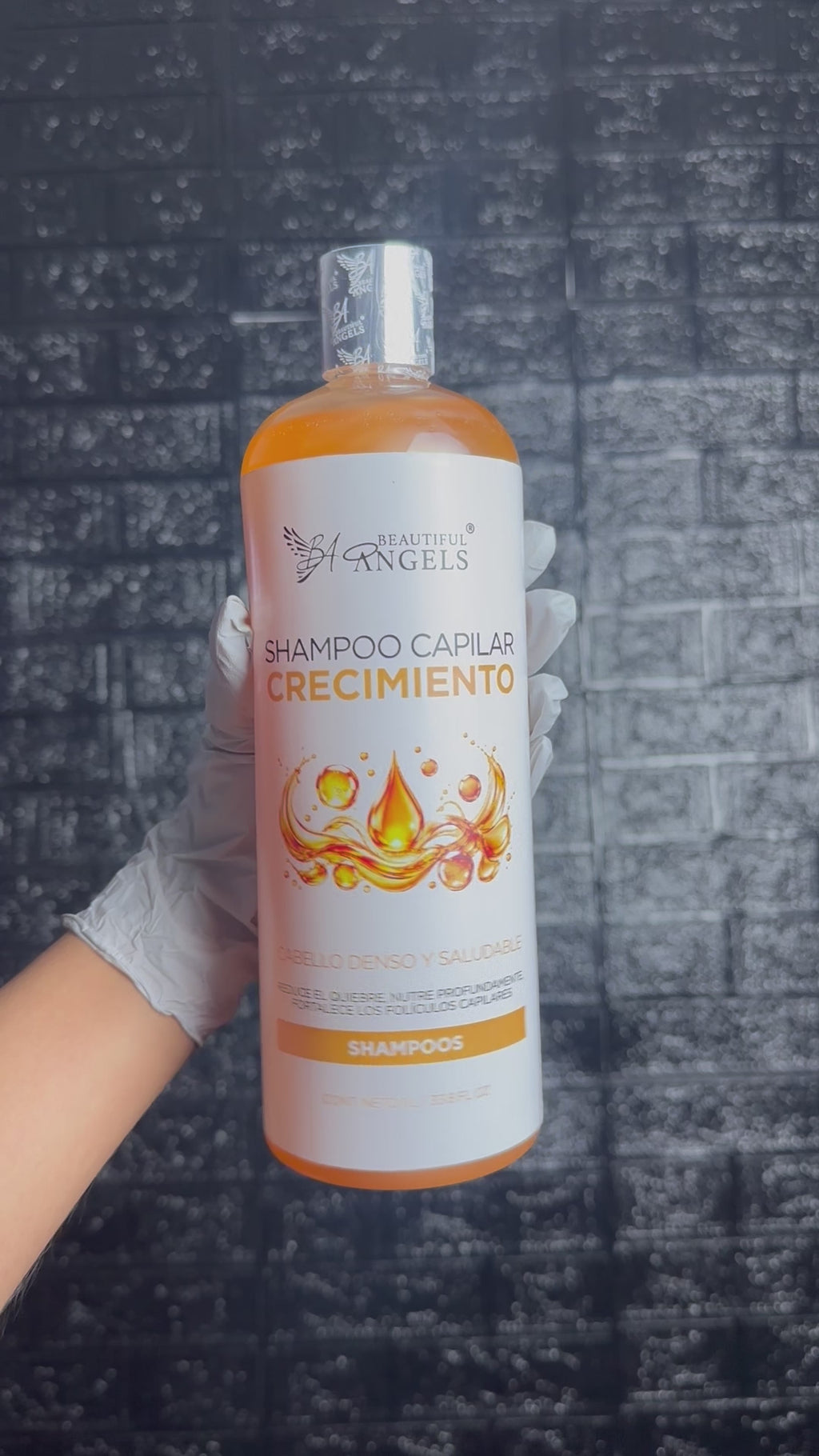 Shampoo Crecimiento Beautiful Angels: Estimula el Crecimiento Capilar, Fortalece desde la Raíz y Nutre a Profundidad, Previene la Caída