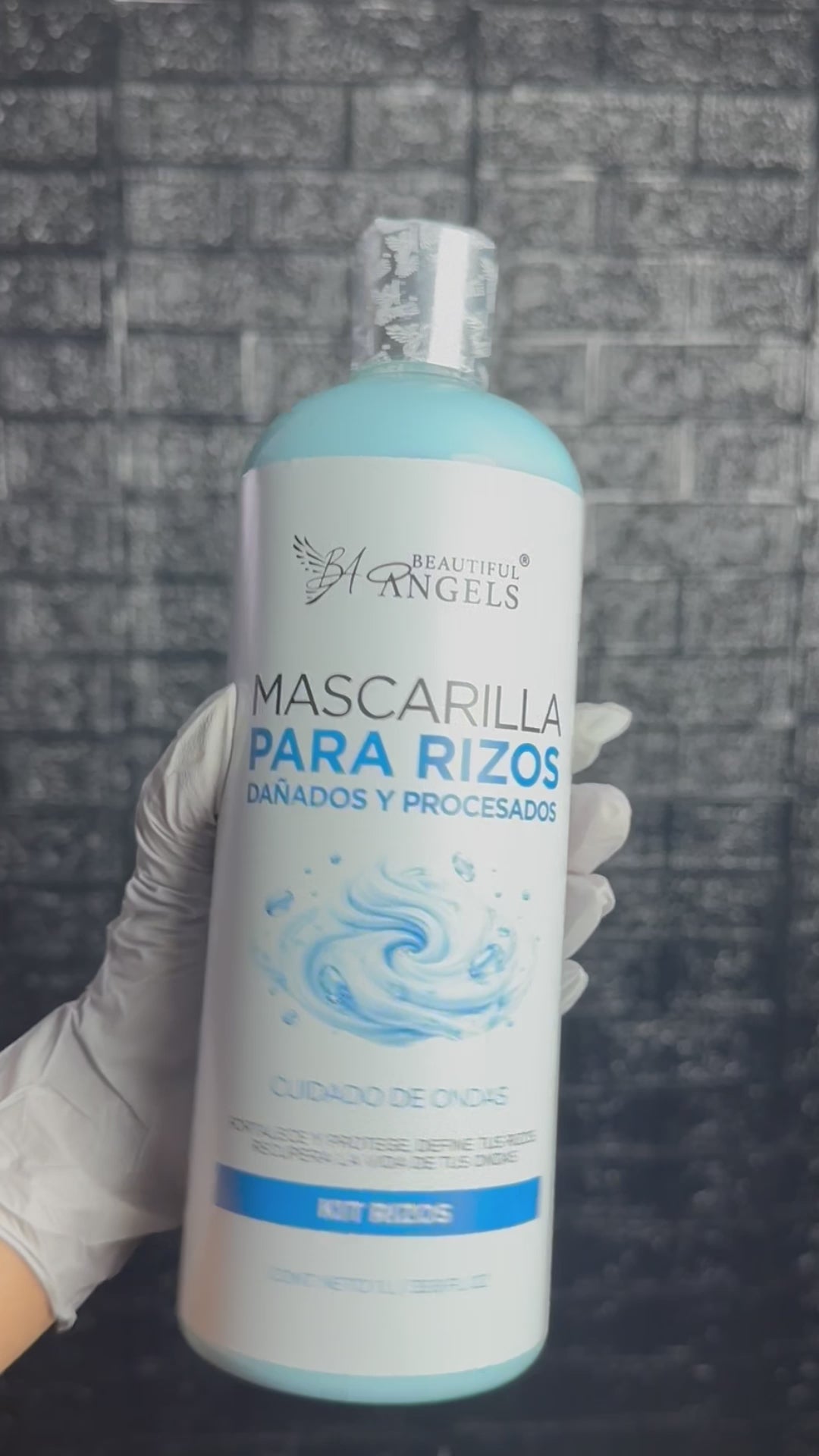 Kit Completo Rizos Beautiful Angels 1lt: Nutrición, Reparación, Definición y Fijación Flexible para Rizos Saludables