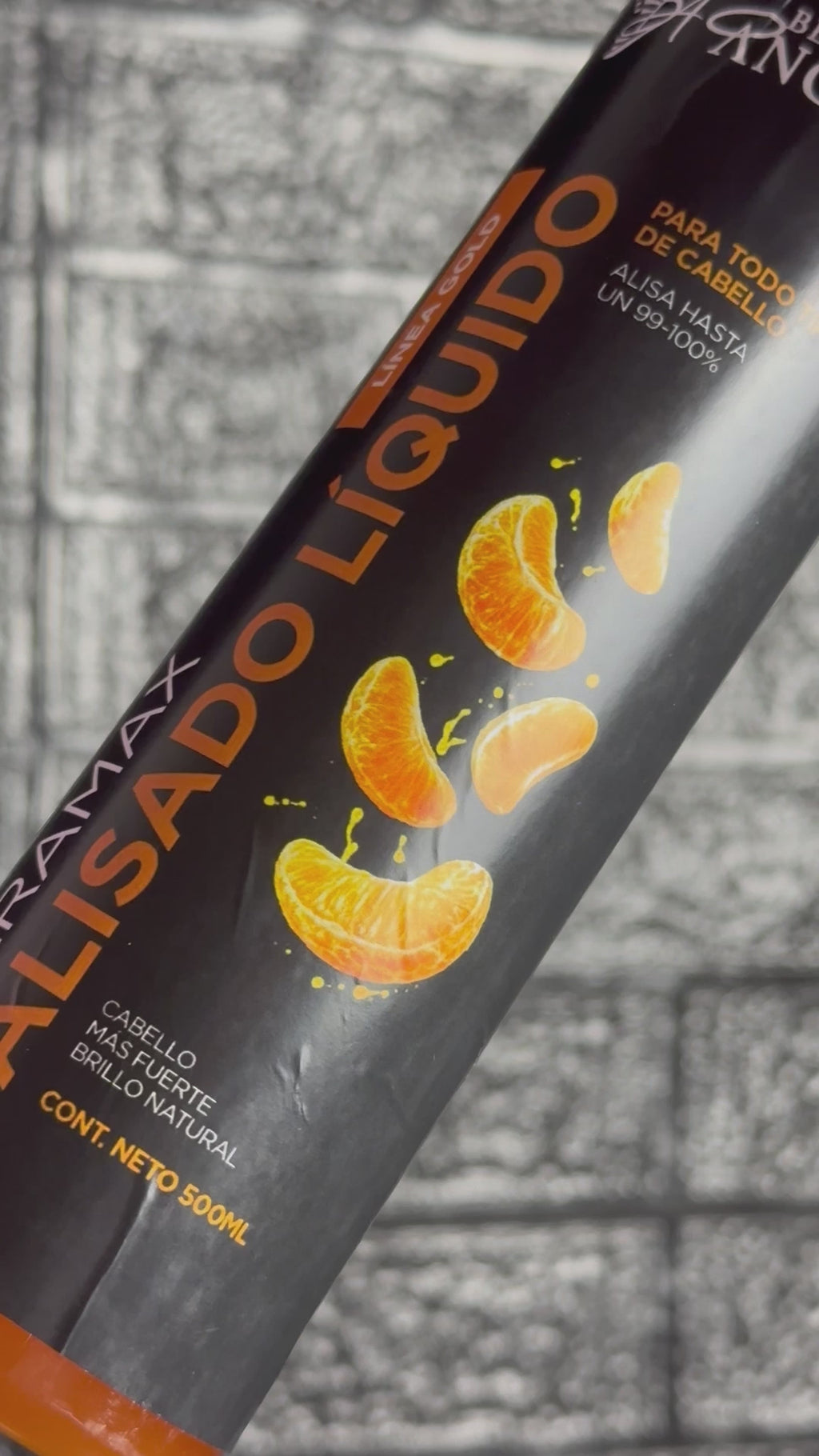 Kit Básico Keramax Alisado Líquido Gold Beautiful Angels 500ml — Keratina con Biotina y Mandarina, Reduce Frizz y Volumen, Repara y Nutre