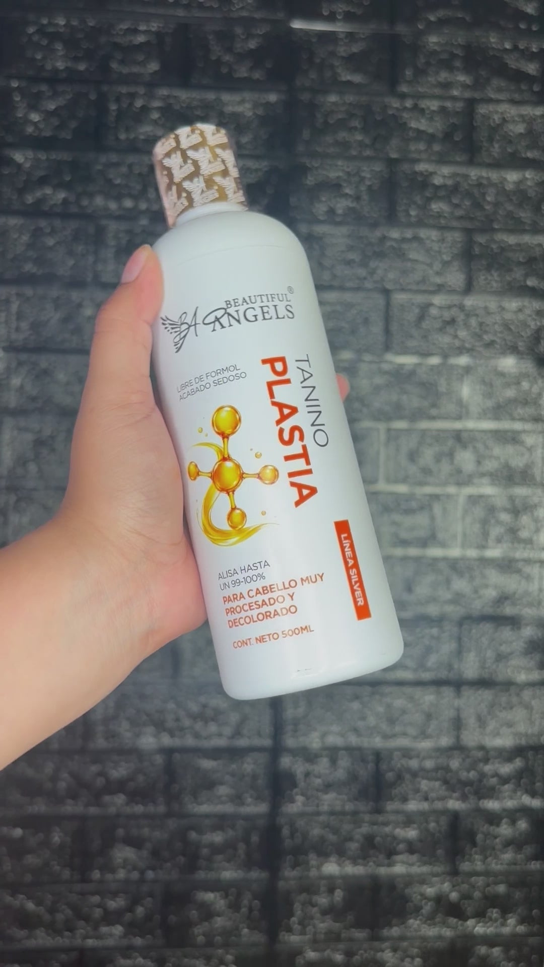 Kit Basico Taninoplastia Silver Beautiful Angels Ideal para cabello muy procesado y sensibilizado · Restaura la fibra capilar y controla el frizz