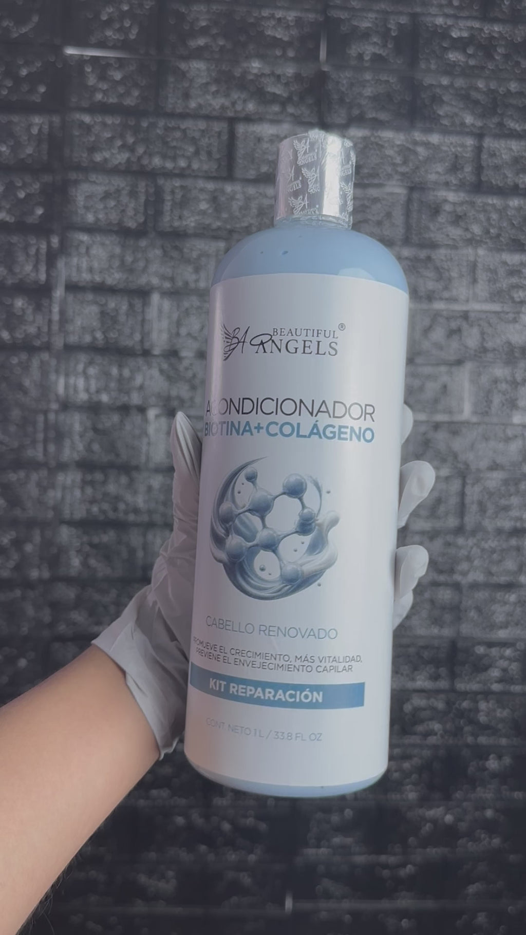 ✦ Kit biotina y colageno Beautiful Angels 1L ✦ reparación completa para un cabello fuerte y saludable.