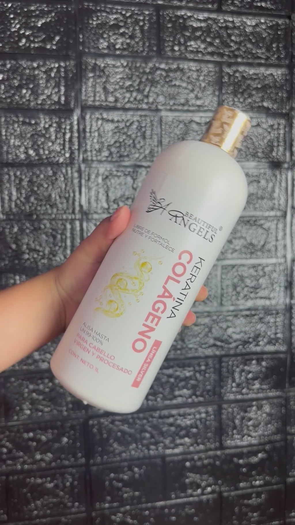 Keratina Colágeno Beautiful Angels | ¡Para todo tipo de cabello! | Reduce frizz y tiempo de secado  | Duración hasta 8 meses