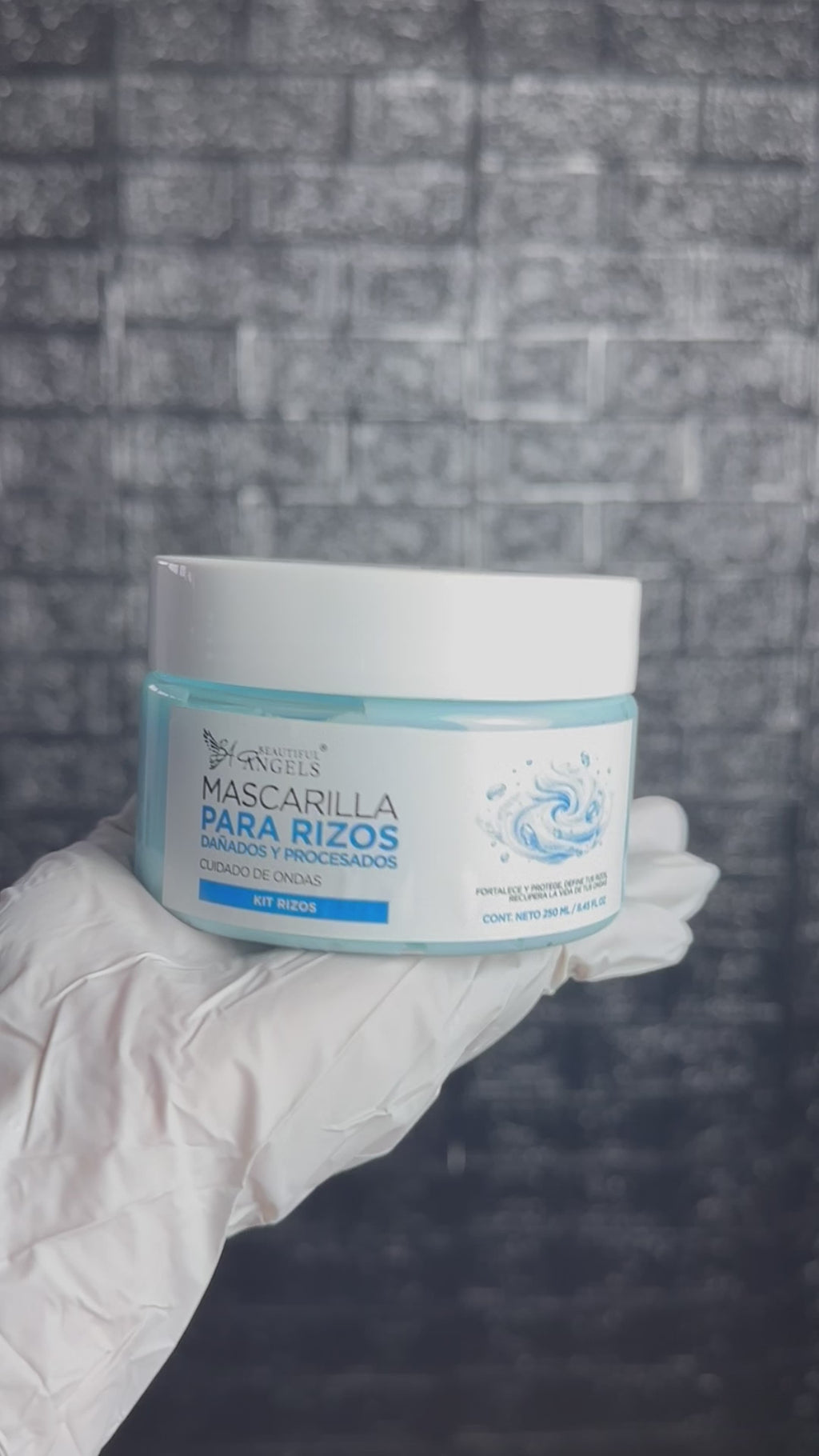 Mascarilla Para Cabello Rizado Beautiful Angels: Hidrata Profundamente, Reconstruye y Revitaliza, Devuelve la Forma y Elasticidad a tus Rizos con un Brillo Duradero