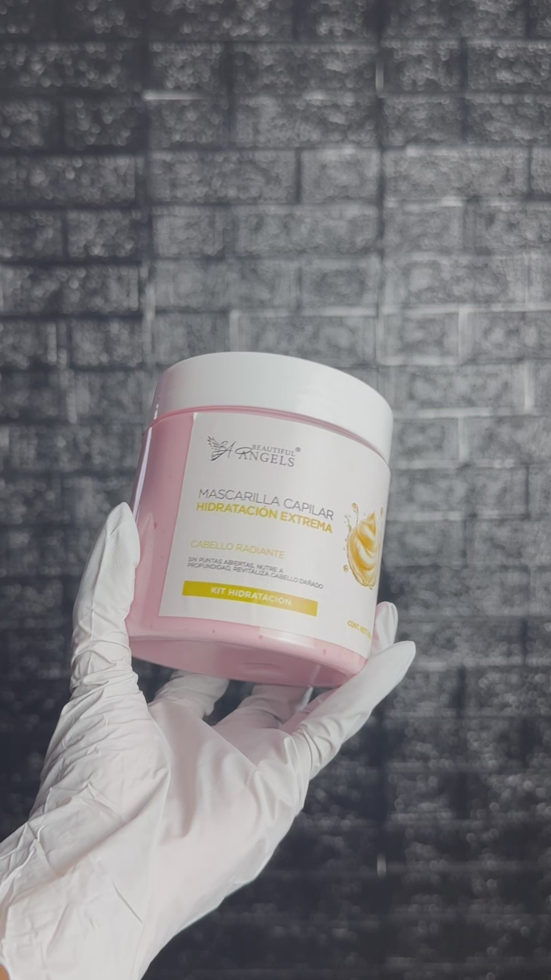 Mascarilla Capilar Hidratación Extrema Restaura Beautiful Angels: Fortalece y Nutre Cada Mechón, Combate la Sequedad y la Falta de Brillo