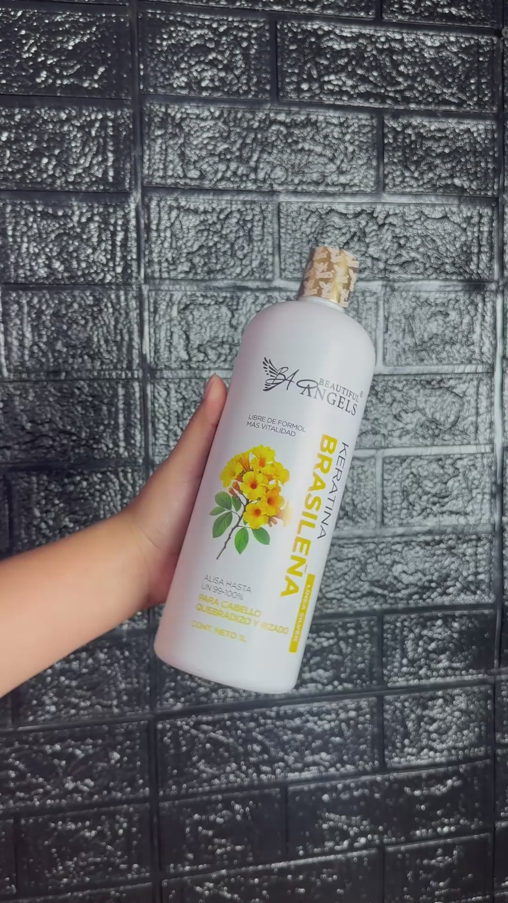 Keratina Brasileña Silver Ideal para cabello quebradizo y rizado
