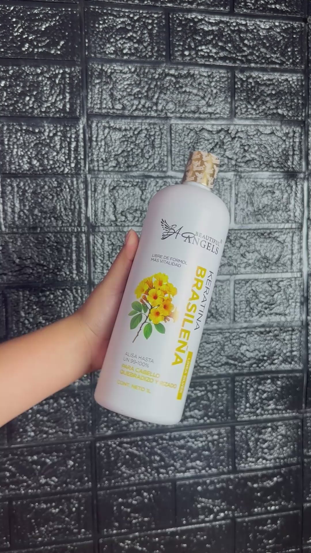 Keratina Brasileña Silver Ideal para cabello quebradizo y rizado