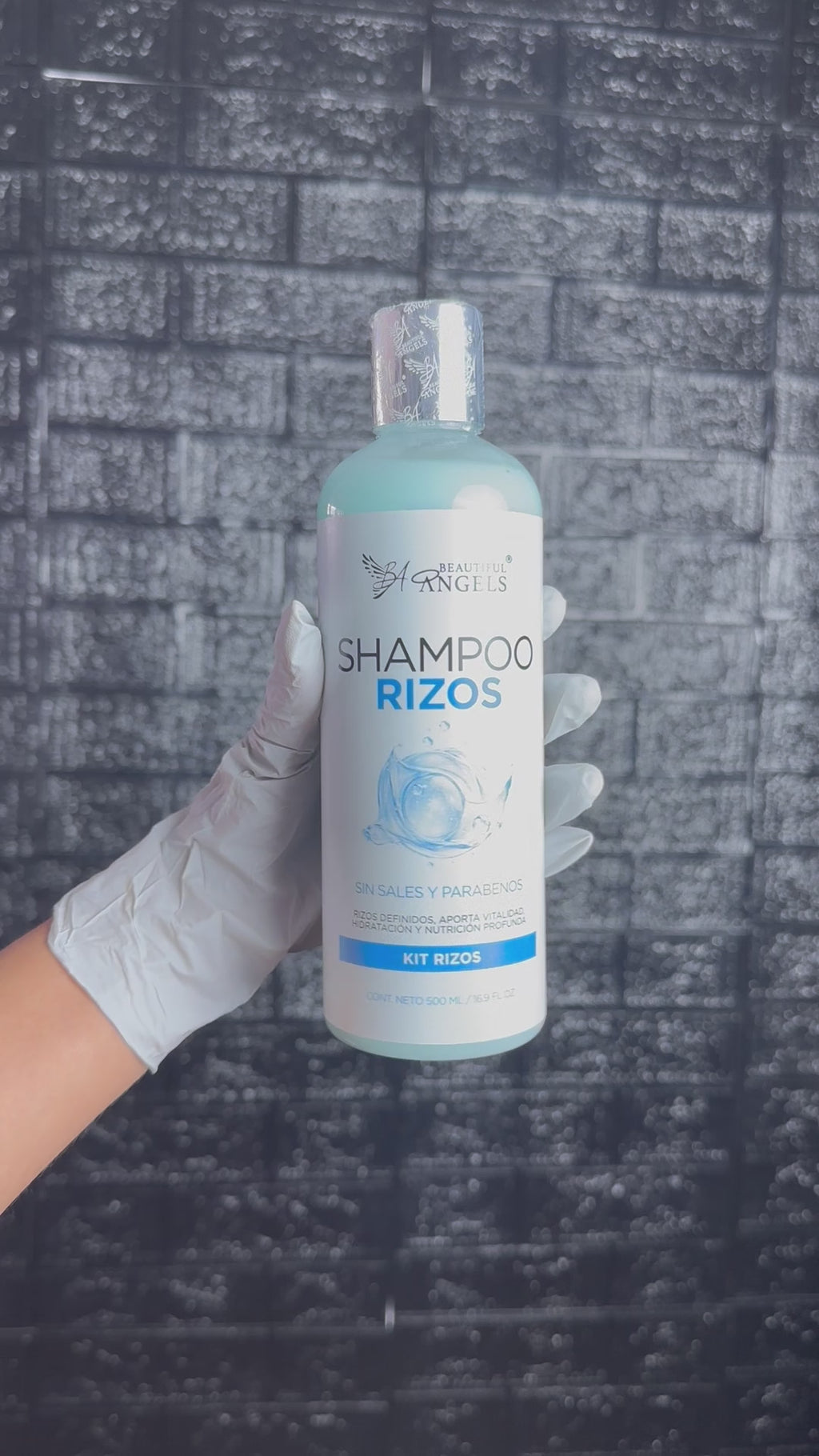 Kit Completo Rizos Beautiful Angels 500ml: Nutrición, Reparación, Definición y Fijación Flexible para Rizos Saludables