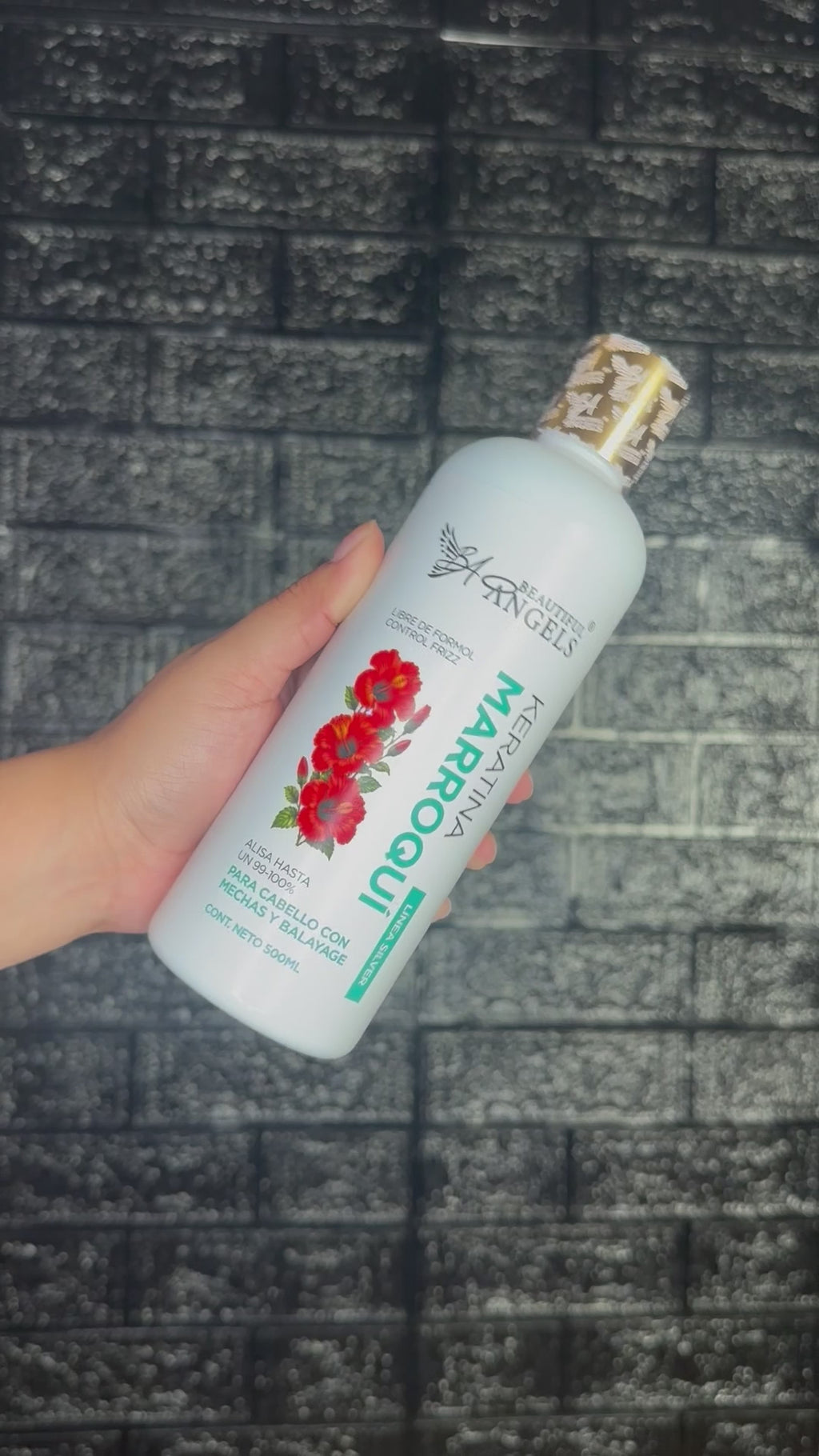 Kit Básico Keratina Marroquí Silver Beautiful Angels 500ml | Ideal para Mechas y Balayage | Control del Frizz, Brillo Intenso, Puntas Selladas y Cabello Sedoso y Manejable