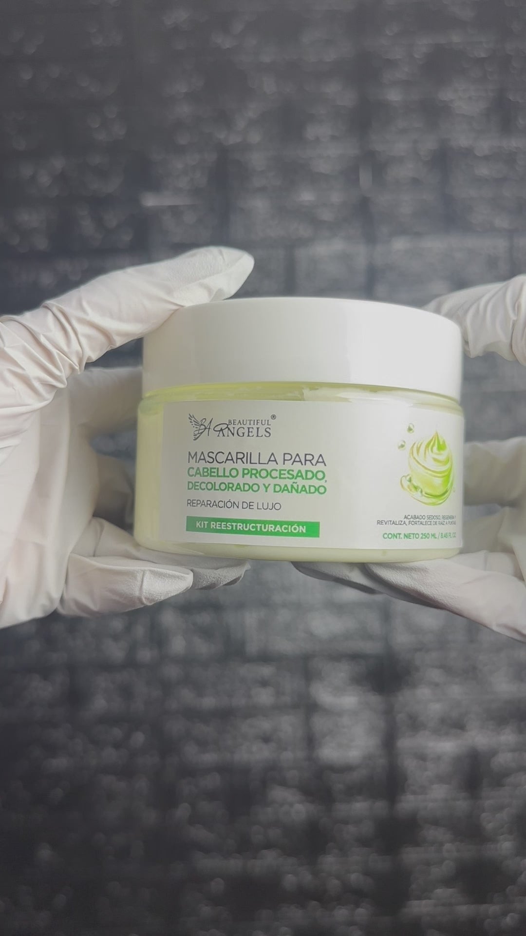 Mascarilla para Cabello Procesado, Decolorado y Dañado Beautiful Angels: Hidratación , Suaviza, y Logra un Acabado Sedoso